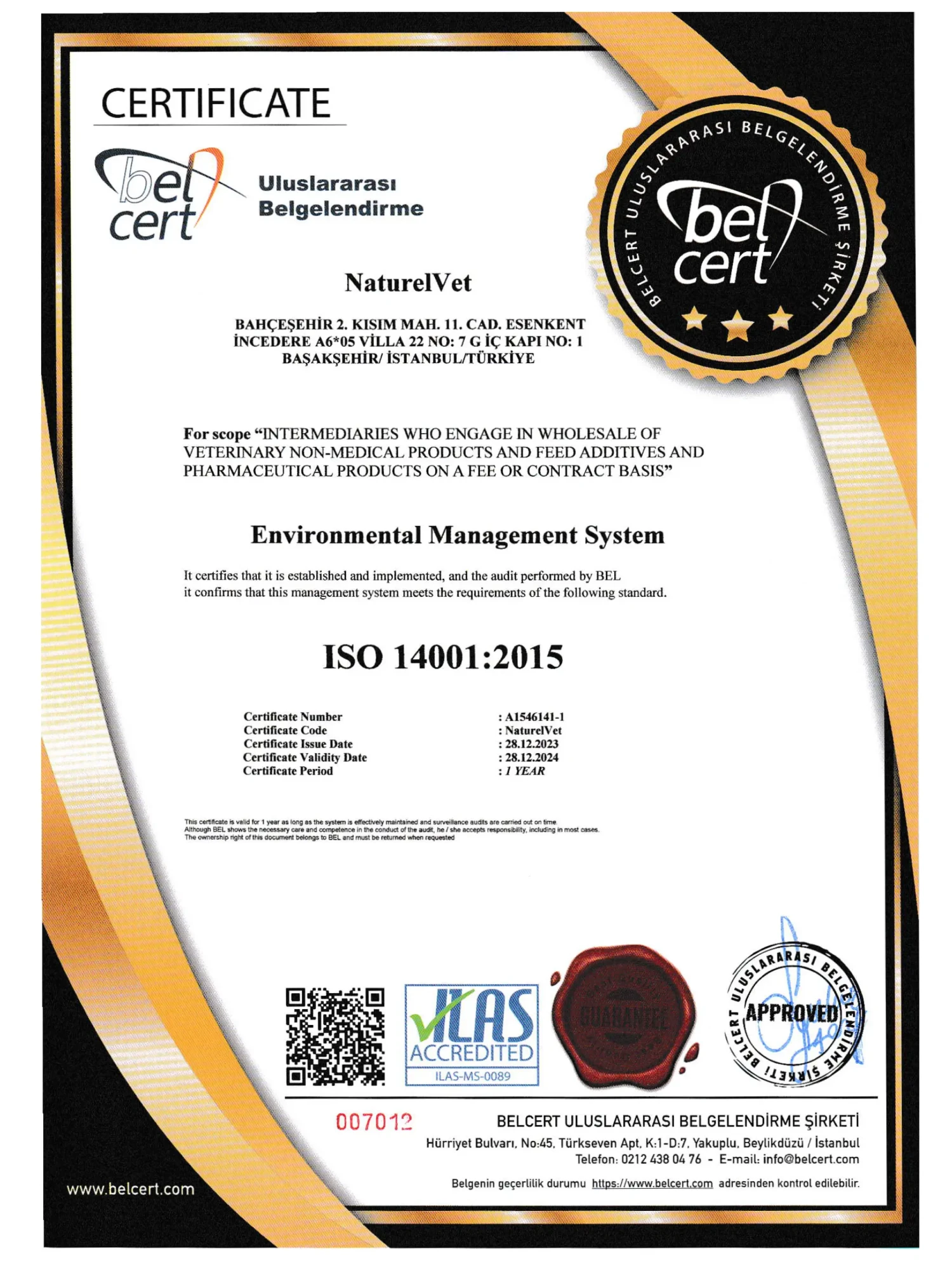 Marka Tescil Belgesi