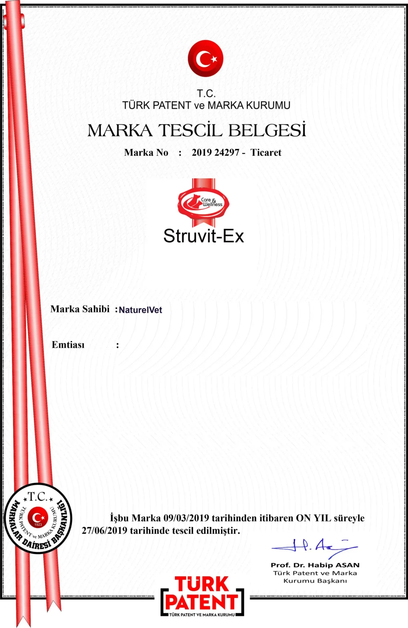 Marka Tescil Belgesi