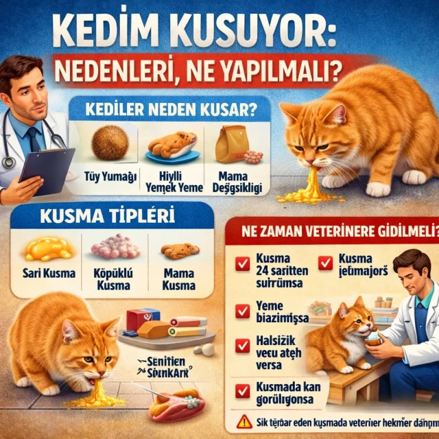 kedim kusuyor neden